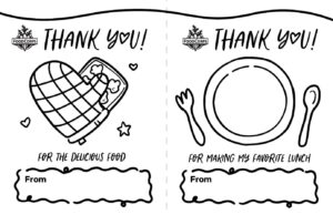School Nutrition Appreciation Cards